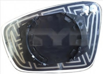 Sticla oglinda, oglinda retrovizoare exterioara SKODA RAPID Spaceback (NH1) (2012 - 2016) TYC 332-0057-1 foto