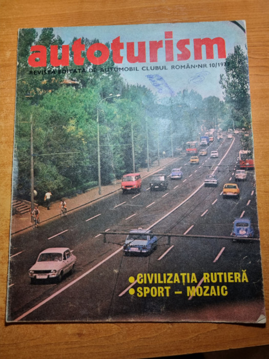 revista autoturism octombrie 1977-karting cluj napoca,