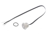 Comutator anti-vandalism roșu IP65 50mA 24VDC SPST-NO