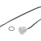 Comutator anti-vandalism ro?u IP65 50mA 24VDC SPST-NO