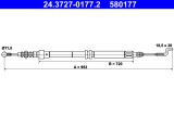 ATE 24.3727-0177.2 Cablu, frana de parcare