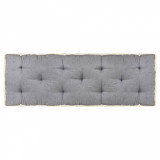 Pernă pentru canapea din paleți, antracit, 120 x 40 x 7 cm, vidaXL
