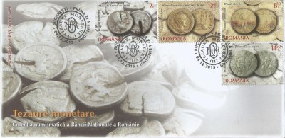 Romania, LP 2087/2015, Colectia numismatica a BNR, Tezaure monetare II, FDC foto