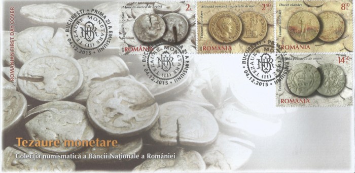 Romania, LP 2087/2015, Colectia numismatica a BNR, Tezaure monetare II, FDC