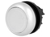 Comutator apăsare 22mm alb IP67