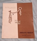 JUDECATA FOCULUI - Teatrul National I.L. Caragiale din Bucuresti - Brosura - Reclame - Program - Stagiunea anii 1957-1958