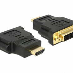 Adaptor HDMI la DVI-I Dual Link 24+5 pini T-M, Delock 65467