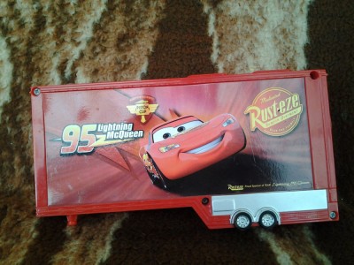 Disney Pixar Cars Mack remorca transportor miniaturi 21 cm jucarie** foto