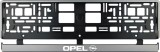 Cumpara ieftin Set 2 bucati, suport numar inmatriculare argintiu Opel, Autohelix MSA