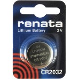 Baterie Renata CR2025, 3V, 165mAh, Litiu, Dimensiune &Oslash;20x2.5mm, Blister