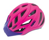 Casca Bicicleta WAG Urban Roz L (58-61cm) cu Viziera, 20 Gauri Aerisire, Tehnologie In-Mold, Usoara (268g), Standard EN1087