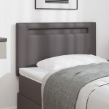 VidaXL Tăblie cu design simplu gri 100 cm din faux piele