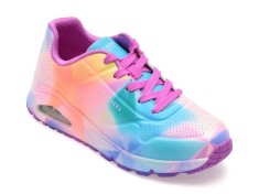 Pantofi sport SKECHERS multicolor, UNO GEN, din piele ecologica