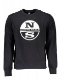 Cumpara ieftin Bluza barbati, cu imprimeu cu logo, Regular fit, negru, S