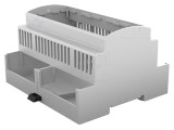 Carcasă pentru șină DIN, gri, 90.5mm x 106.3mm x 62mm