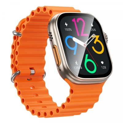 Smartwatch Borofone BD14 Ultra Call, Portocaliu foto