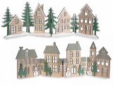 Cumpara ieftin Set 2 decoratiuni Craciun Orasel 62x19.5 cm