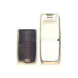 Nokia E51 față și capac baterie alb cromat