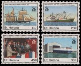 St. Helena 1990 - Vapoare, transport, serie neuzata