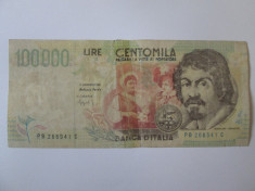 Italia 100000 Lire 1994 lipita foto