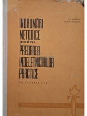 Ion Serdeanu - Indrumari metodice pentru predarea indeletnicirilor practice in clasele I - IV (Editia: 1964) foto