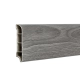 Cant SPC Vinil Stejar Hradok 2400x60x12 mm, Plinta Podea, Montaj Facil, Rezistent Umiditate, Aspect Lemn
