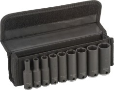 Bosch Set 9 chei tubulare 3/8&quot; adanci 7, 8, 10, 12, 13, 15, 16, 17, 19mm ProAdvanced PowerfulTools
