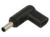 Cablu adaptor Akyga USB C soclu la DC 4.5/3.0, 100W, 5A, 20V, Negru, unghi, compatibil Dell