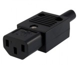 Conector de alimentare 230V/F IEC C13 mama, cs220f, Oem