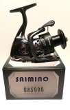 Mulineta SAIMINO GK 5000 11 rulmenti pentru crap 0,35/240m, Baitrunner, Diamant Alb