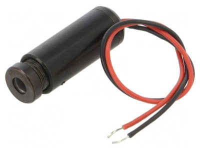 Modul Laser Roșu 0,4mW 650nm 2,7-3,3VDC foto