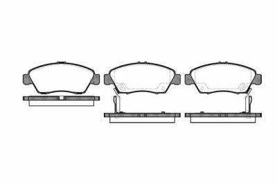 Placute frana Honda Civic 5 (Eg, Eh), Civic 6 (Ej, Ek), Civic 7 (Eu, Ep, Ev), Civic 8 Limuzina (Fd, Fa), Crx 2 (Ed, Ee), Crx 3 (Eh, Eg) SRLine parte