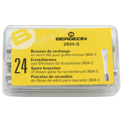 Rezerva creion fibra optica Bergeon 2834-S , produs profesional pentru ceasornicarie &amp;ndash; set 24 bucati foto