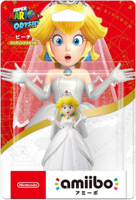Amiibo Peach 【Wedding Style】 (Super Mario Series) Japan Ver. foto