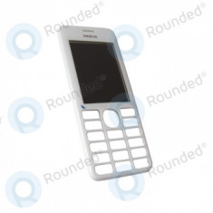 Capac frontal Nokia Asha 206, Asha 206 Dual Sim alb