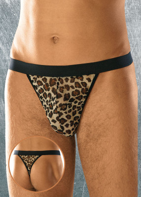 Tanga sexy barbati Leopard - S/L foto