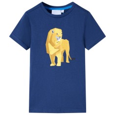 Tricou pentru copii, albastru inchis, 128 foto
