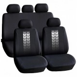 AVEX Set Huse Scaun Auto Universale 9 Piese TIRE TRACKS Poliester Protectie Usor de Instalat Compatibil Airbag