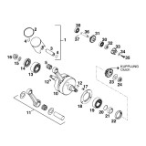 MBS Saiba DIN7349-5X15X2 KTM 125 E-XC WP Europe 1995 #34, Cod Produs: 0349000050KT