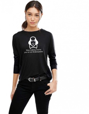 Bluza dama neagra - Shakespeare Drama - L foto