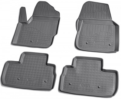 Set de 4 covorase cauciuc 3D stil tavita premium pentru Land Rover Freelander II 2006-2014 foto