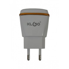Incarcator smartphone 2 X USB , 2.1 A , compatibil Android &amp; iOS , alb
