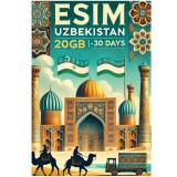 eSIM Uzbekistan, 20GB, 30 Days, Standard