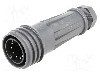 Conector circular, tata, 10 pini, BULGIN - EXP-0921/10/P