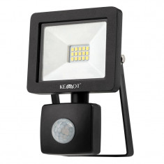 Proiector LED Kemot URZ3476, senzor de miscare, 10 W, 4000 K, 800 lm foto