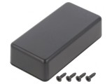 Carcasă universală ABS neagră IP40 50x90x25mm