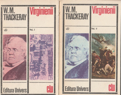 W.M. THACKERAY - VIRGINIENII ( CLU ) ( 2 VOLUME ) foto