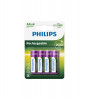 Philips MultiLife 1.2V AA/HR6 2600mah NiMh baterie reincarcabila - 4-Pack-Conținutul pachetului 1x Blister