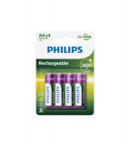 Philips MultiLife 1.2V AA/HR6 2600mah NiMh baterie reincarcabila - 4-Pack-Conținutul pachetului 1x Blister