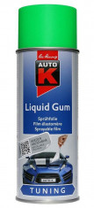 Spray Vopsea Cauciucata Auto-K Liquid Gum Detasabila Verde Neon 400ML 999CH3910 foto